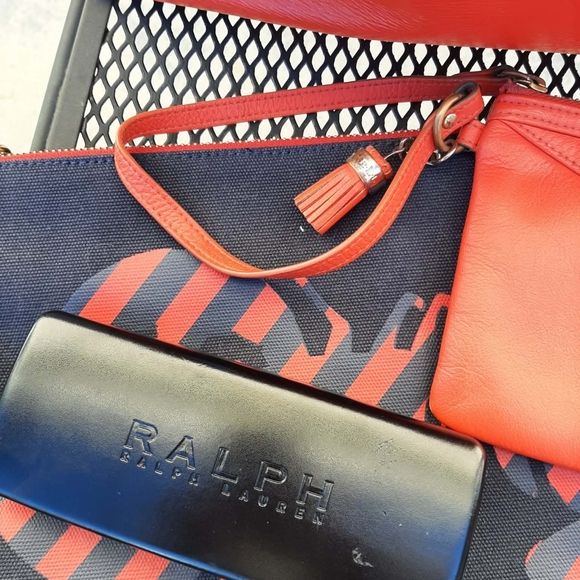 RALPH LAUREN Newbury Double Zip Satchel 5 Pc Set - Picture 3 of 15